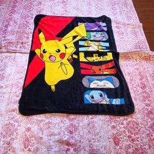 Colorful Pokémon Fleece Blanket 46 X 60